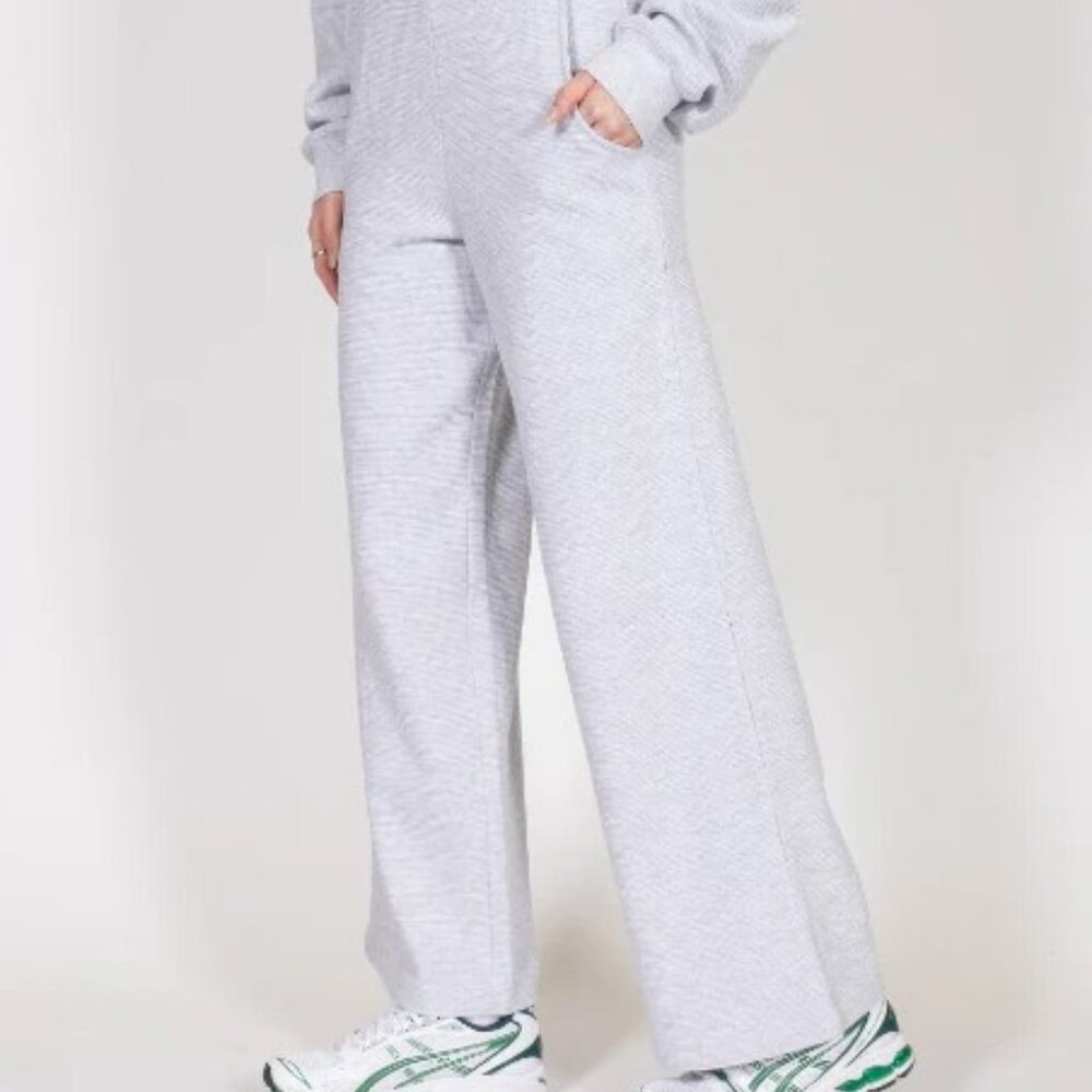 NWT Brunette the Label BTL Waffle Knit Pants, Pebble Grey, Size 3X/4X, P… - Picture 3 of 5
